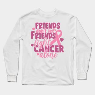 fight cancer alone Long Sleeve T-Shirt